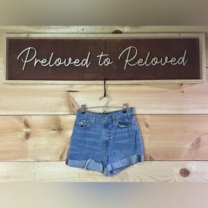 UO BDG High Rise Mom Shorts